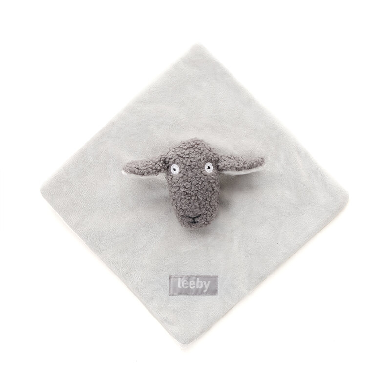 Leeby Alcofa de ovelhas com almofada amovível e brinquedo para cachorros, , large image number null
